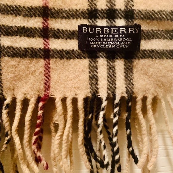 burberry scarf lambswool